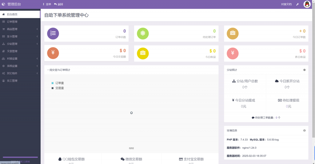 彩虹云商城二开-仿鲸发卡模版源码 